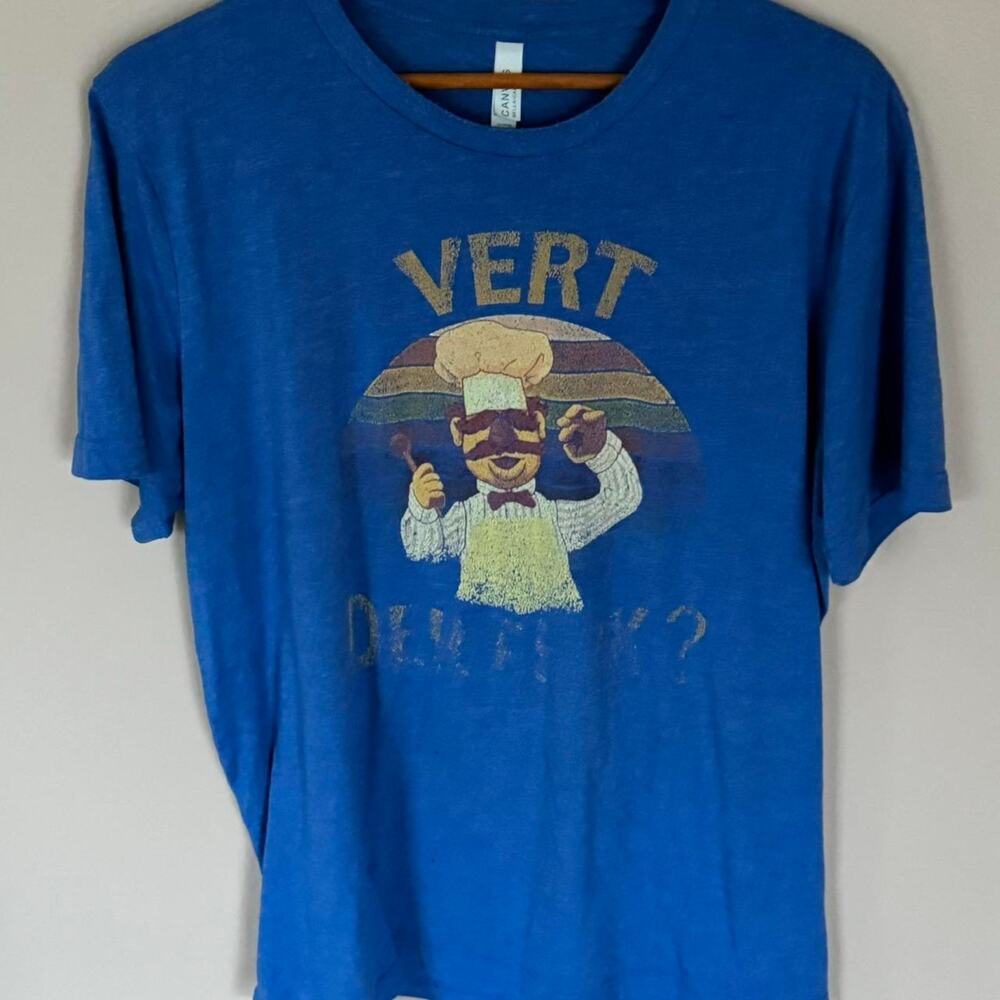 Canvas Swedish Chef Blue T-shirt XL
